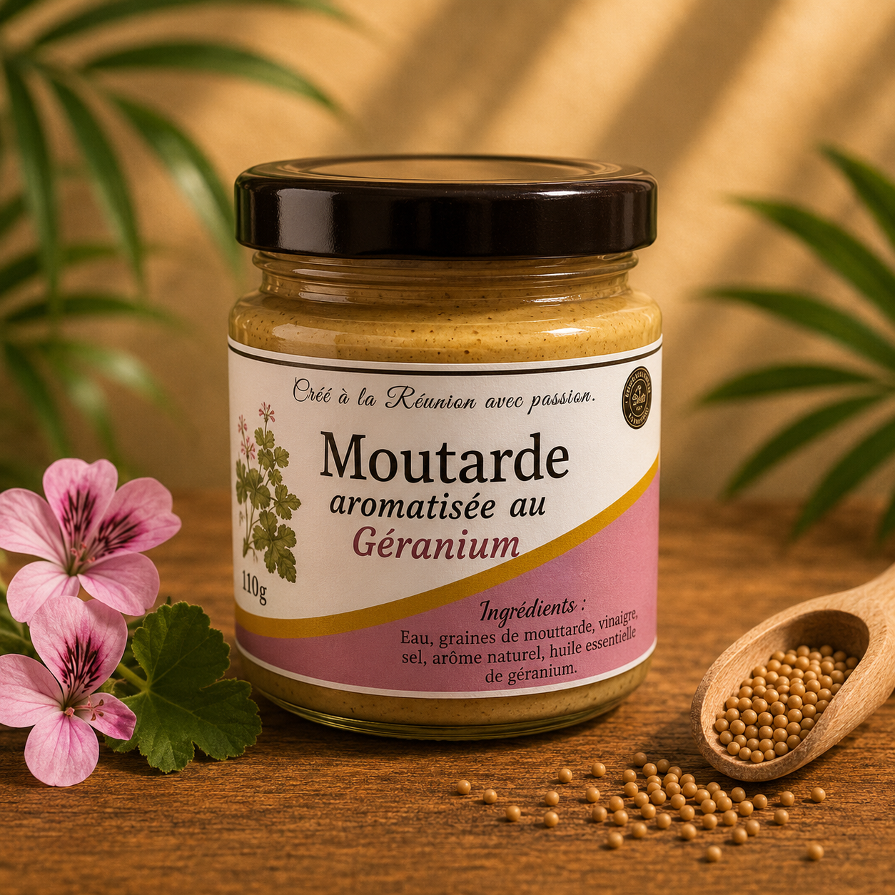 Moutarde au Géranium